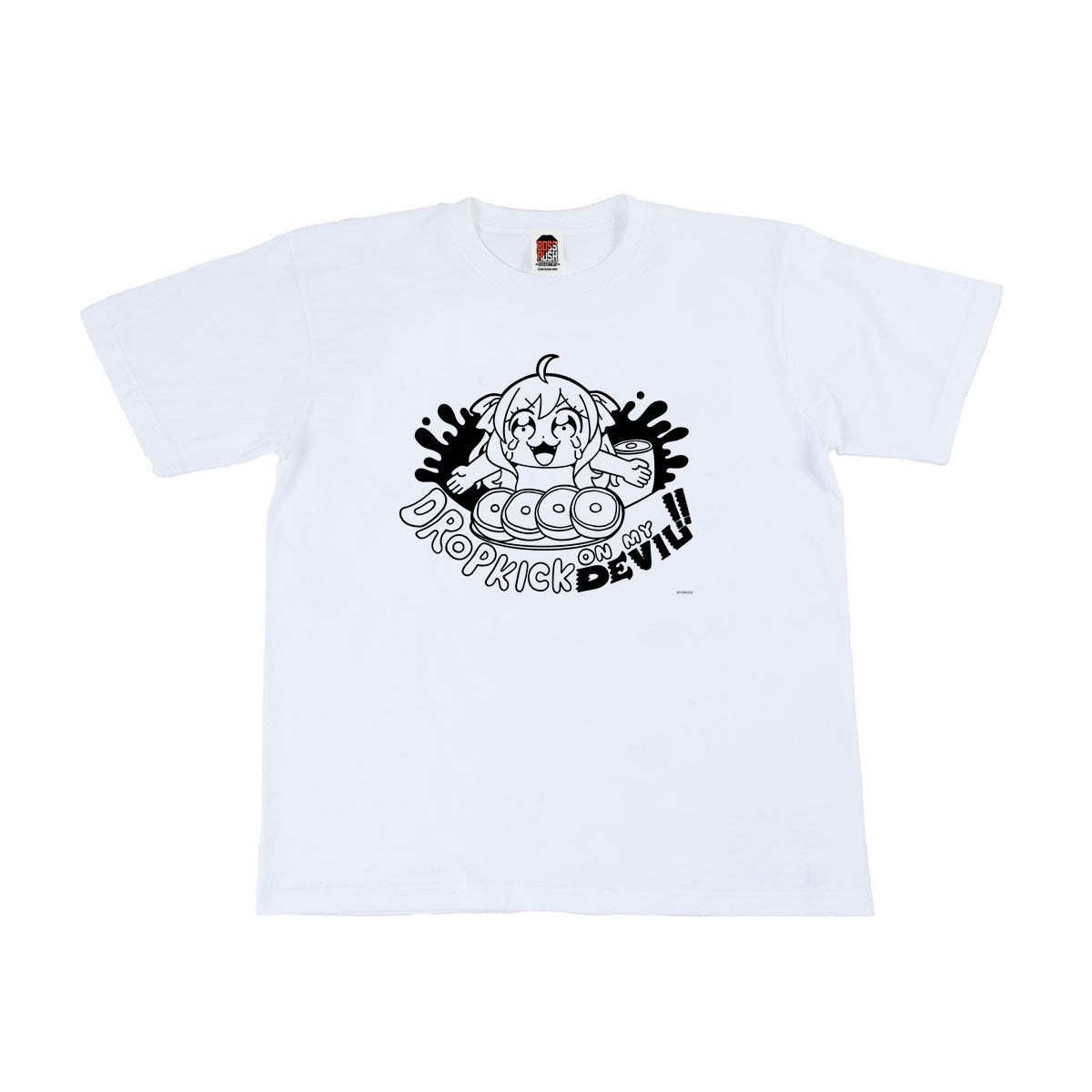 邪神ちゃんドロップキック×BOSSRUSHコラボTシャツA 白 | Chasmic