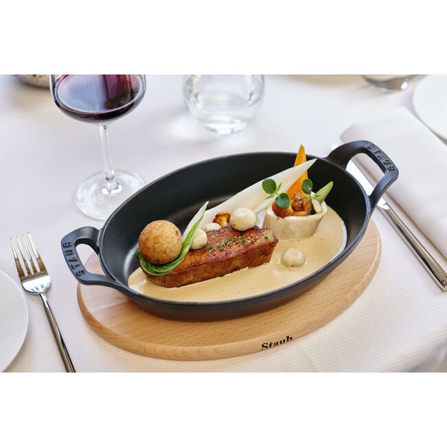 ストウブ スタッカブルディッシュ 24 cm, 鋳鉄, ブラック – Chefs' Island