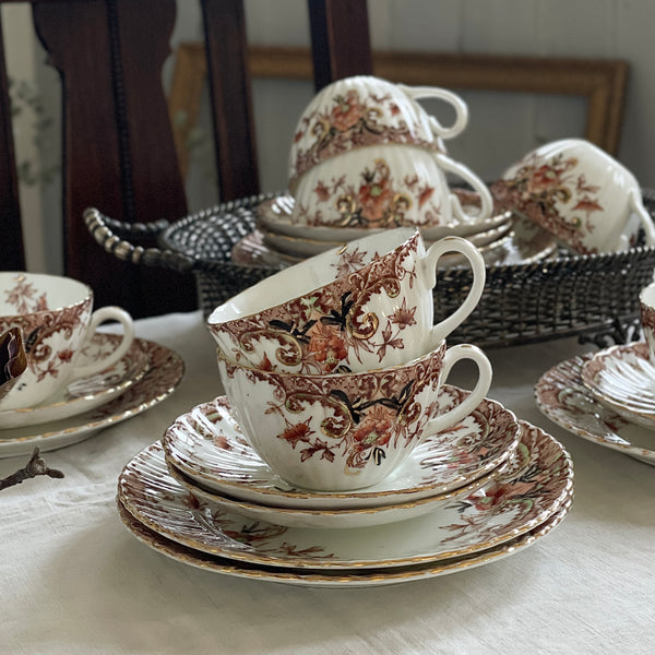 イギリスアンティーク バターディッシュ ビクトリアンアンティーク