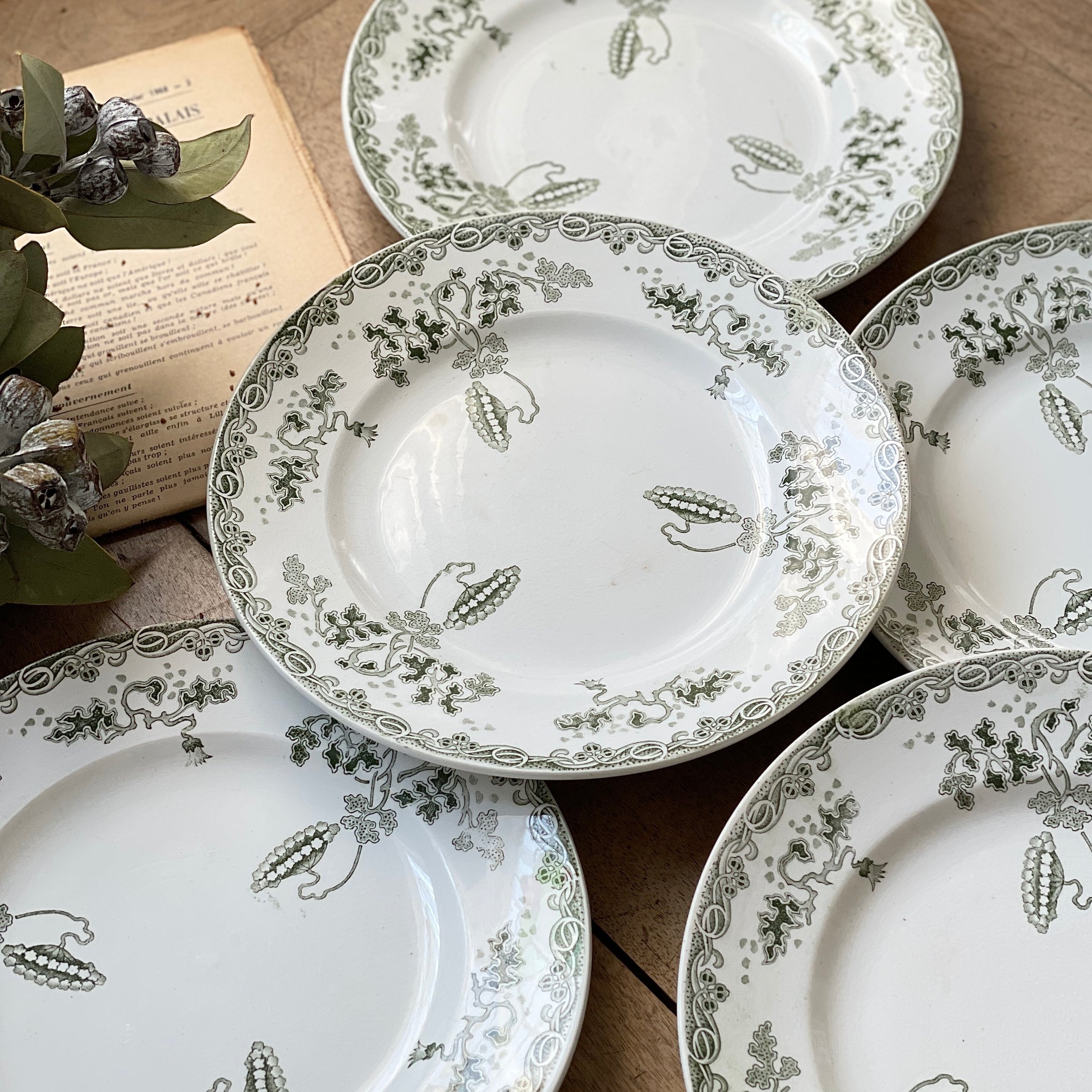 サンタマン st amand ジャルディニエール JARDINIERE 平皿 B