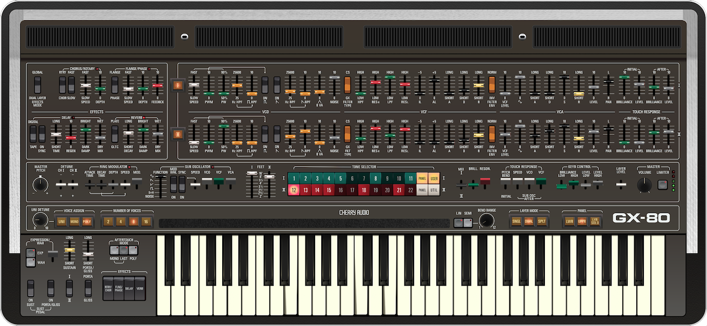 GX-80 Synthesizer | Cherry Audio Store