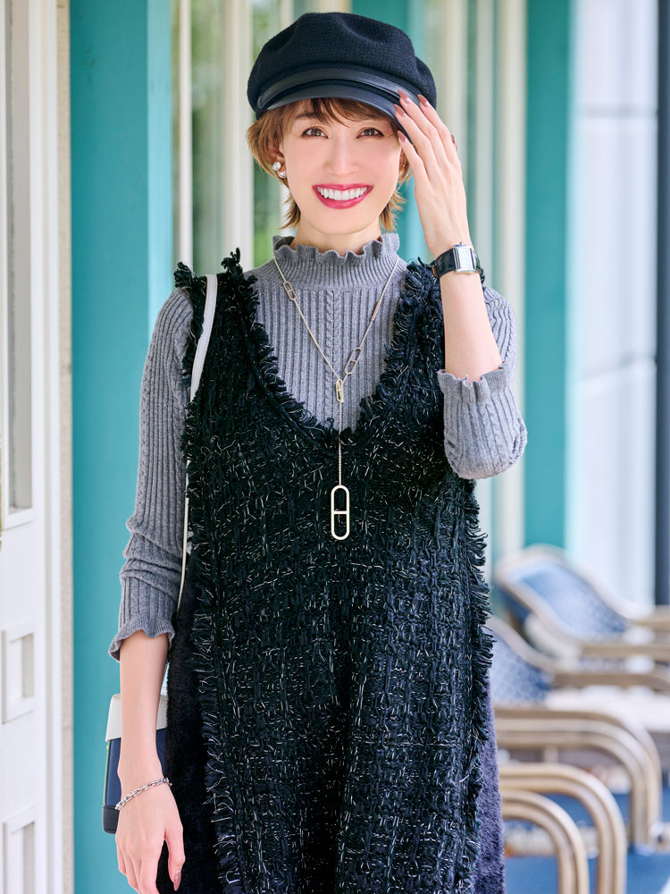 ツイードニットジャンパースカート |【公式】Chestyオンラインショップ