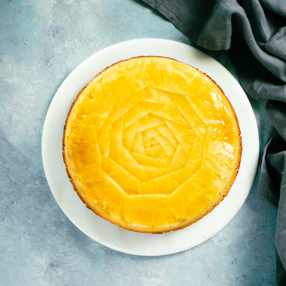 パイナップルのアップサイドダウンケーキ - Chicca Food