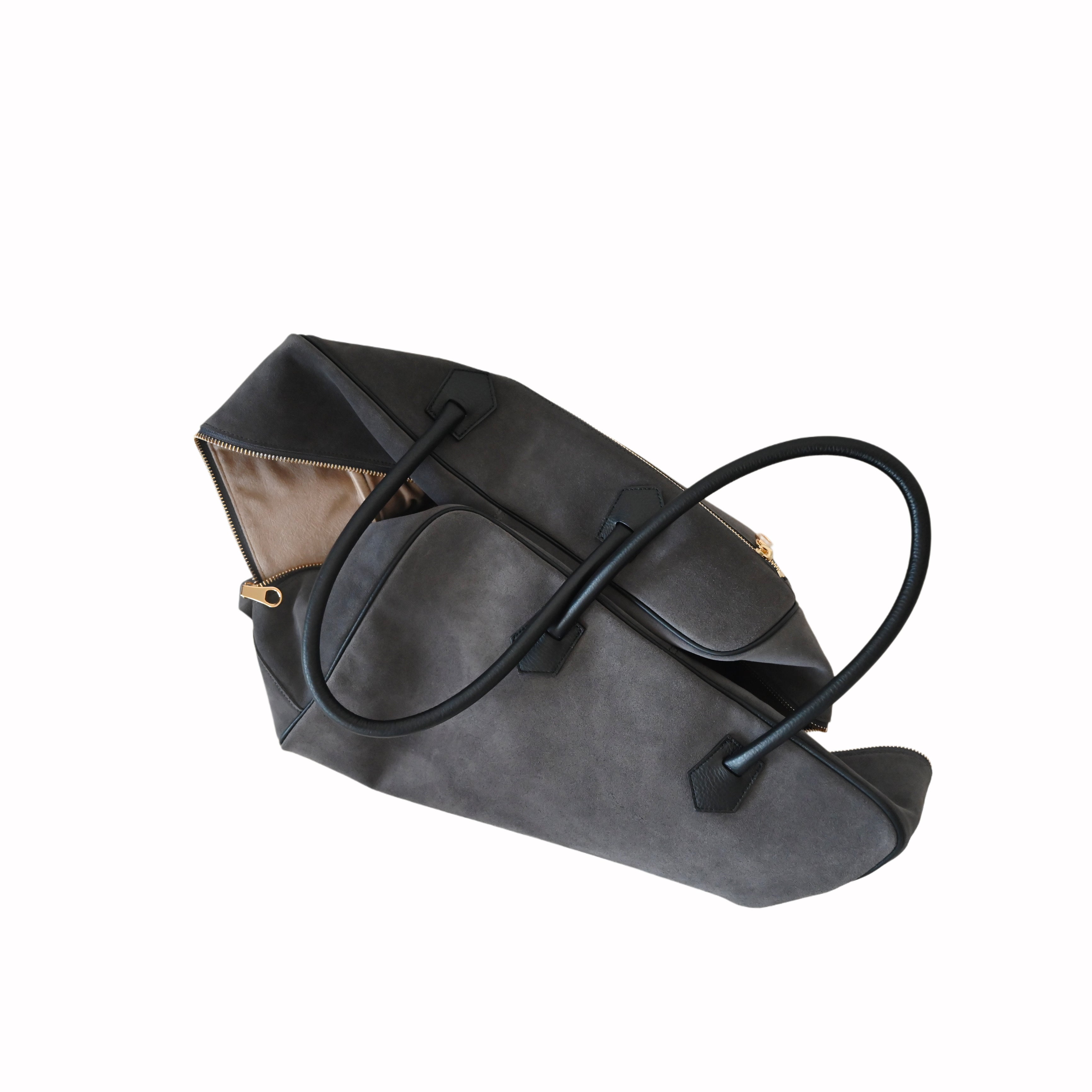 chiiiibag*Suède Big Boston キャメル 完売品 chiiiibag*Suède Big