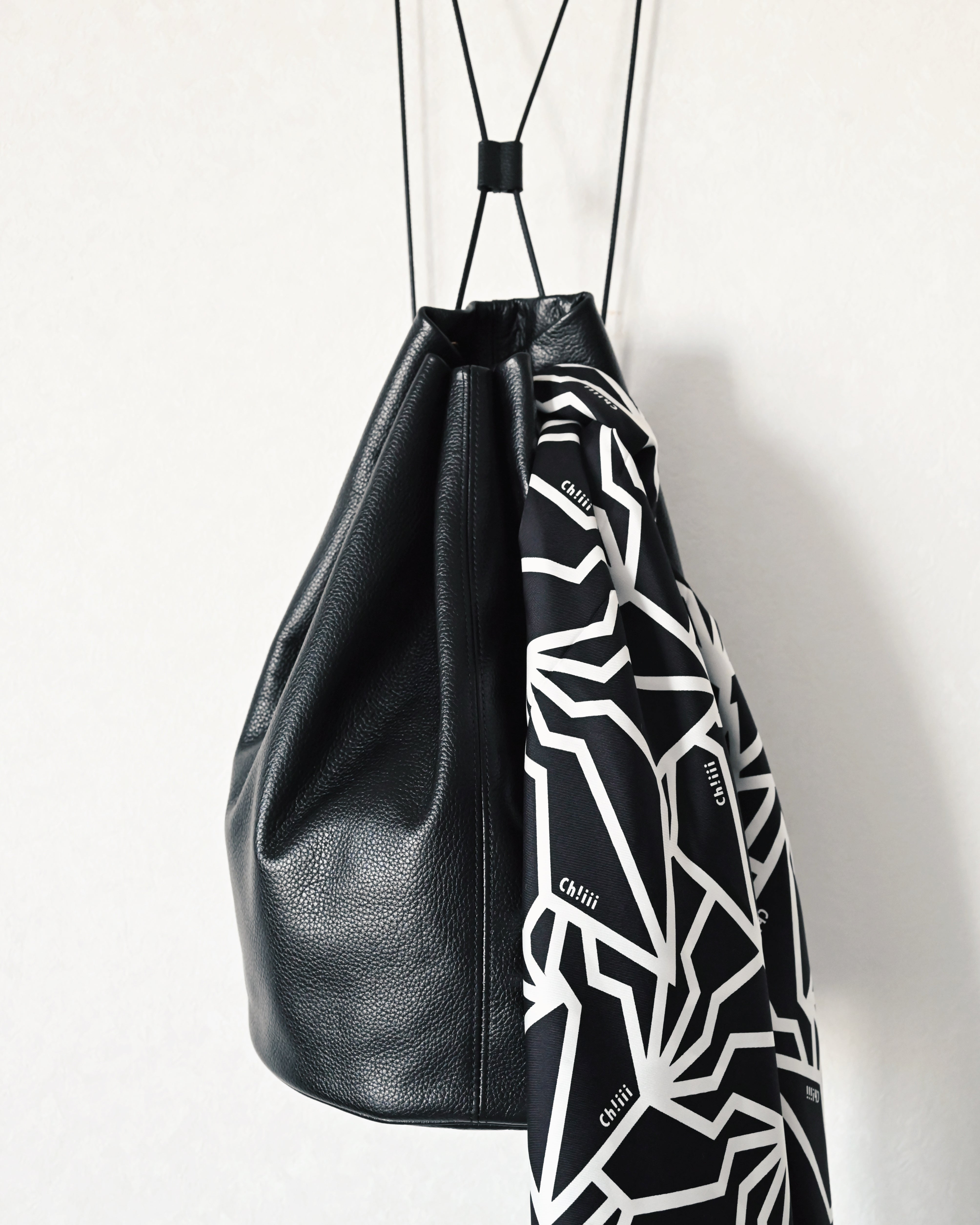 BAKIBAKI × ch!iii silk scarf