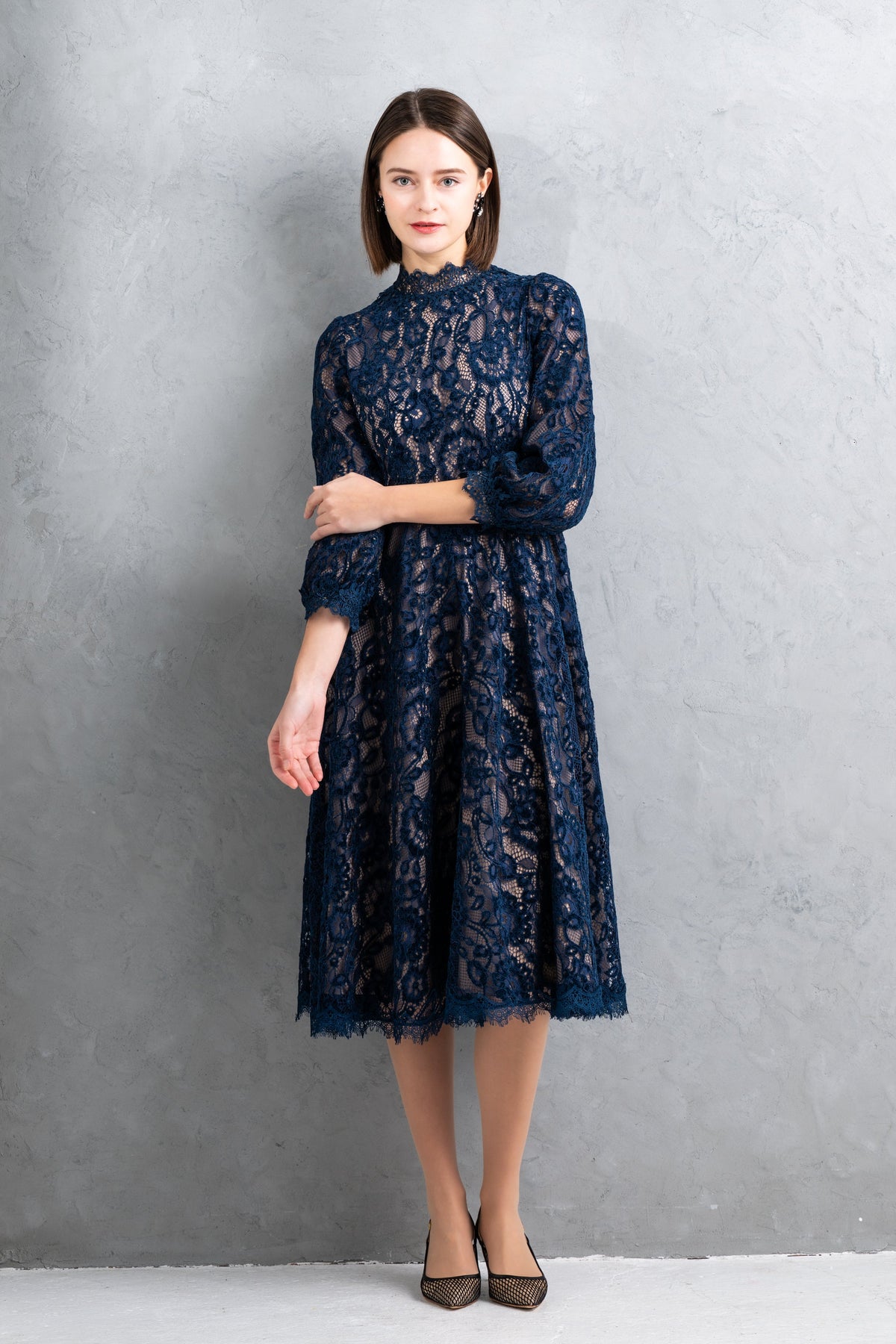 楽天市場】クリスセリーン ワンピの通販 CHRISCELIN ブラックレース