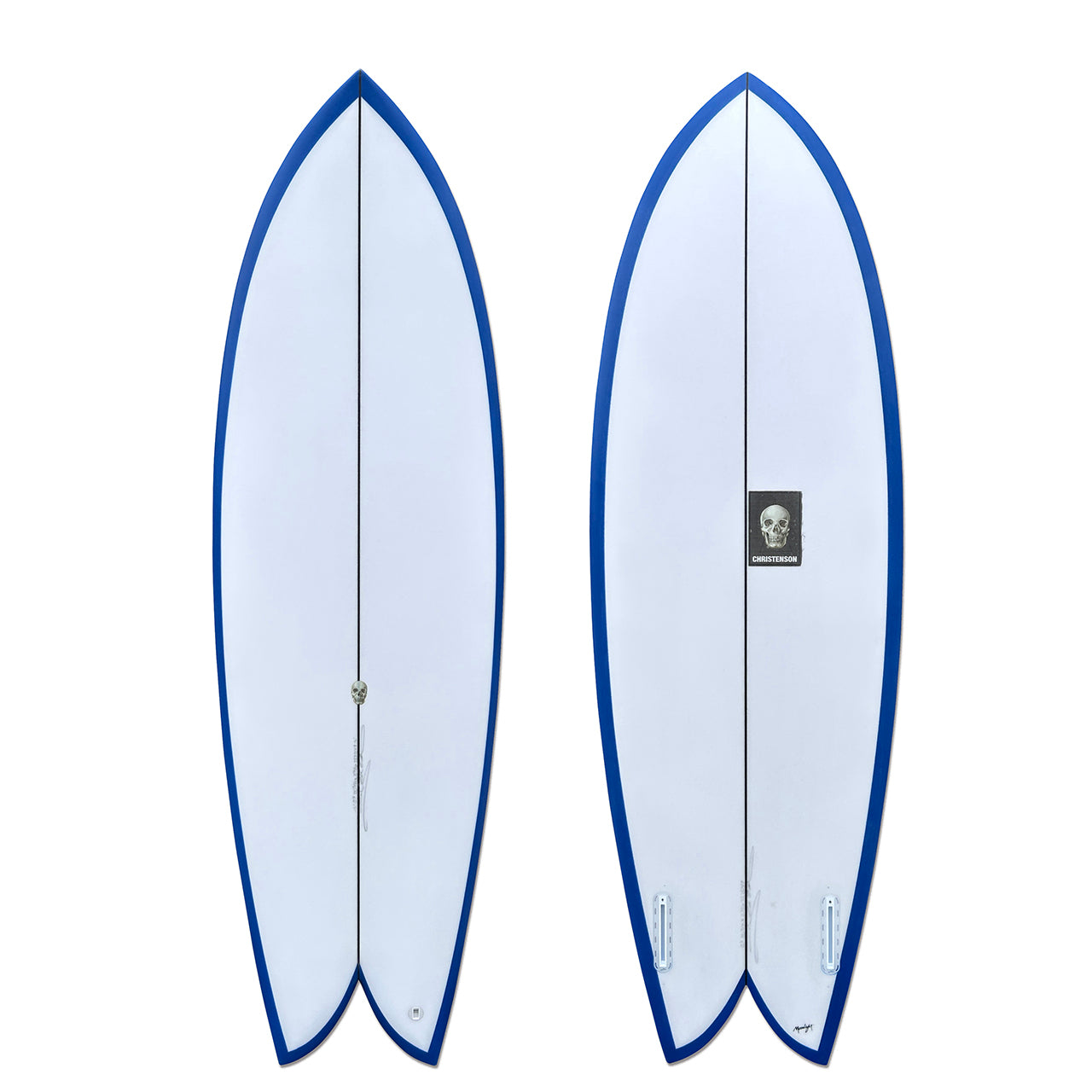 CHRISTENSON ブラックフィン スカルロゴ 8.5 CHRISTENSON ブラック