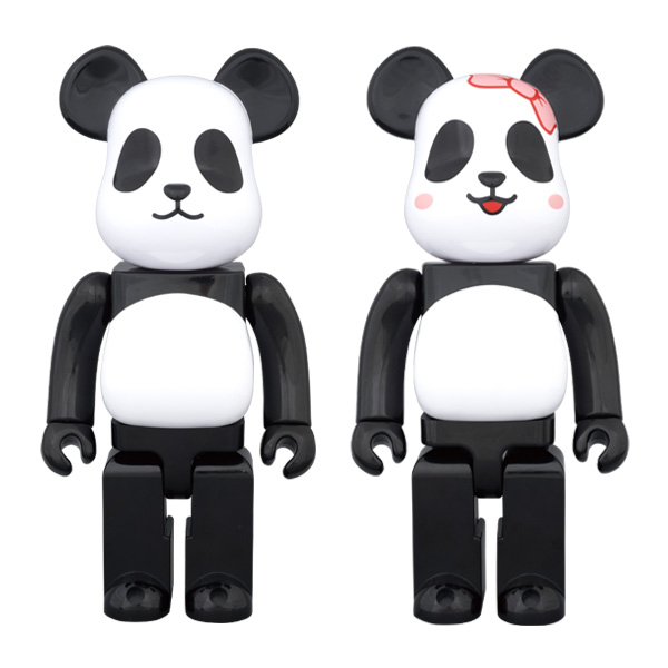 C.J.MART / MILK X BE@RBRICK PANDA 400% BOY/GIRL