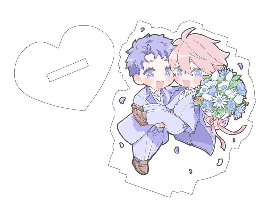 同人グッズ】「食らいついてよ、旦那さま」こたみずアクリルスタンド