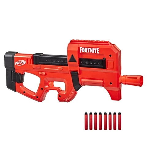 Nerf Fortnite Compact SMG Motorized Dart Blaster, Ultra Red Wrap