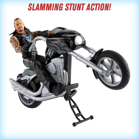 WWE Wrekkin Slamcycle Vehicle with Action Figure, Wrestling