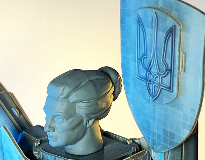 3D пазл монумент Родина-Мать Украина-Мать Motherland з AR