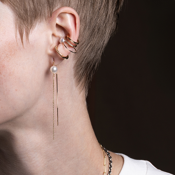 アコヤパールダイヤモンド イヤーカフ