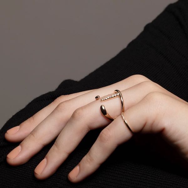 受注予約】PUNCTURE ダイヤモンド リング