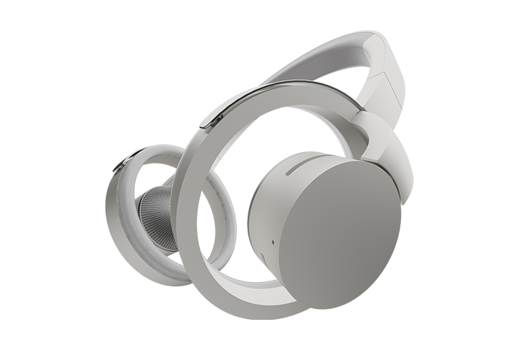 NTT sonority nwm ONE ライトグレイ オープンイヤー型 オーバーヘッド