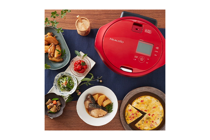 SHARP ヘルシオ ホットクック KN-HW24G 2〜6人用 2.4L容量 レッド