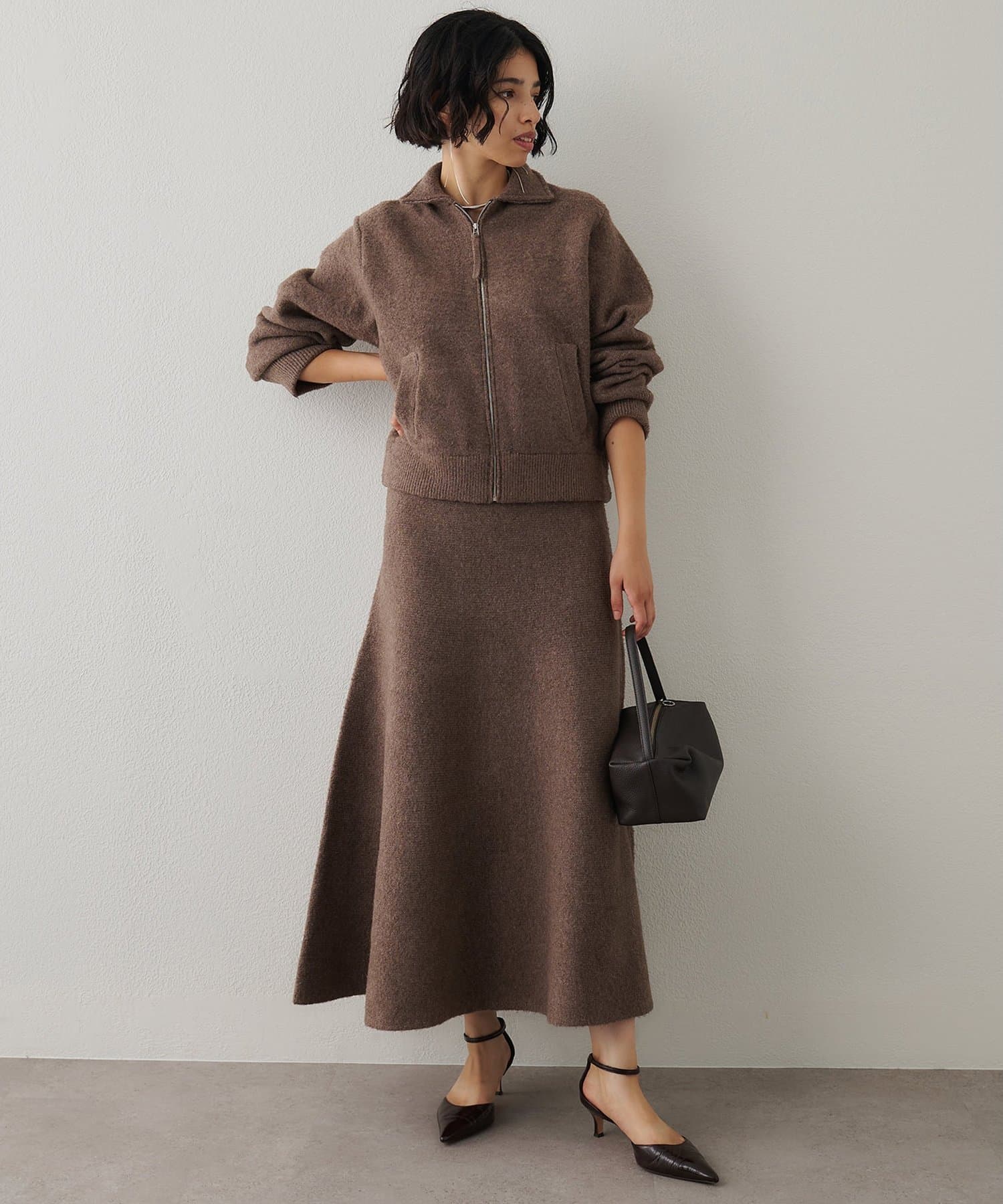 ニットフレアスカート | Whim Gazette(ウィム ガゼット)レディース