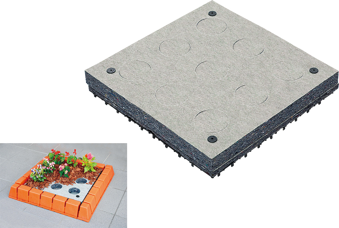 エコグリーンマット500 FB-50 | 山崎産業株式会社 屋上緑化・壁面緑化