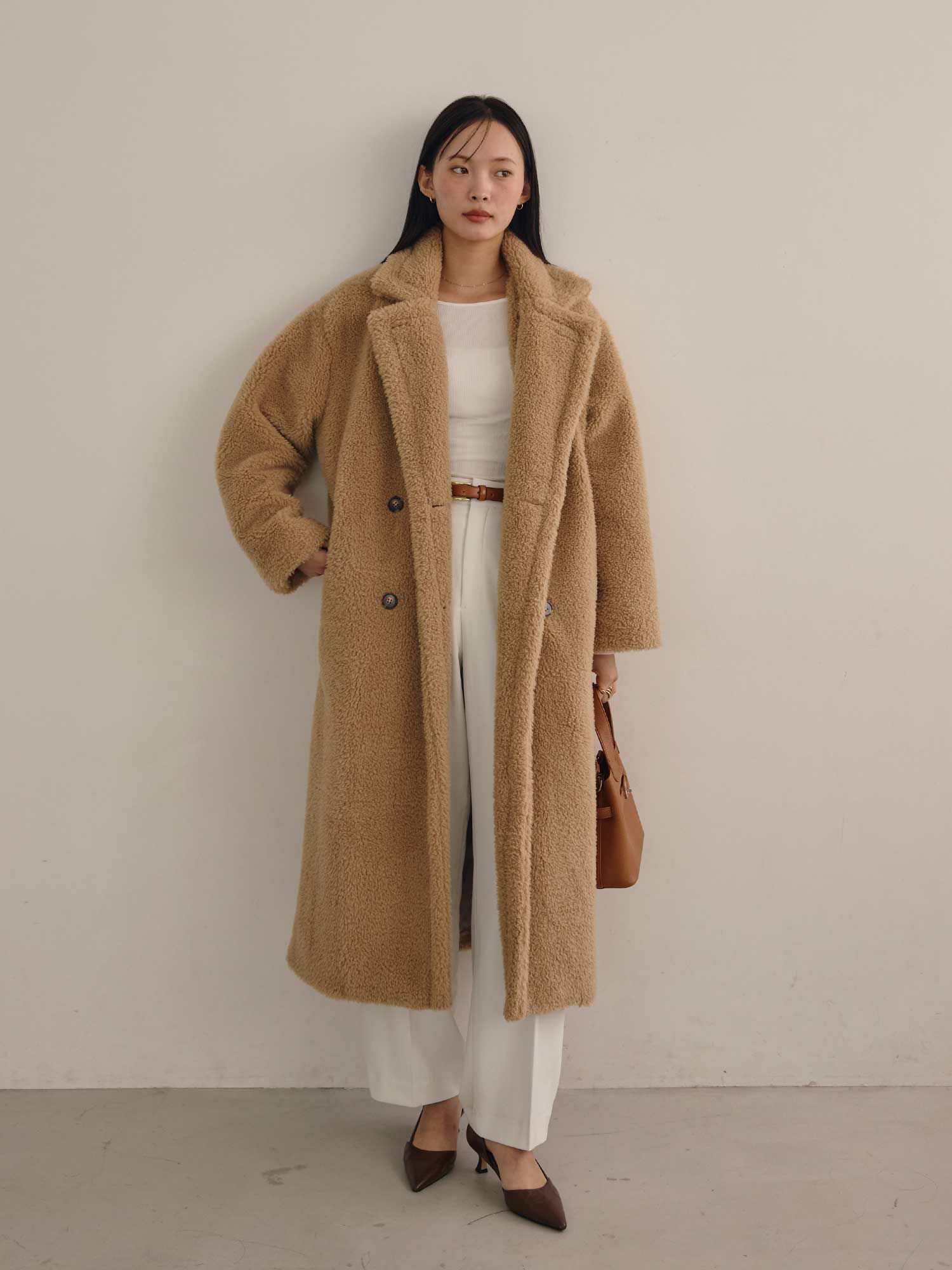 テディボアロングコート | ACYM ONLINE SHOP