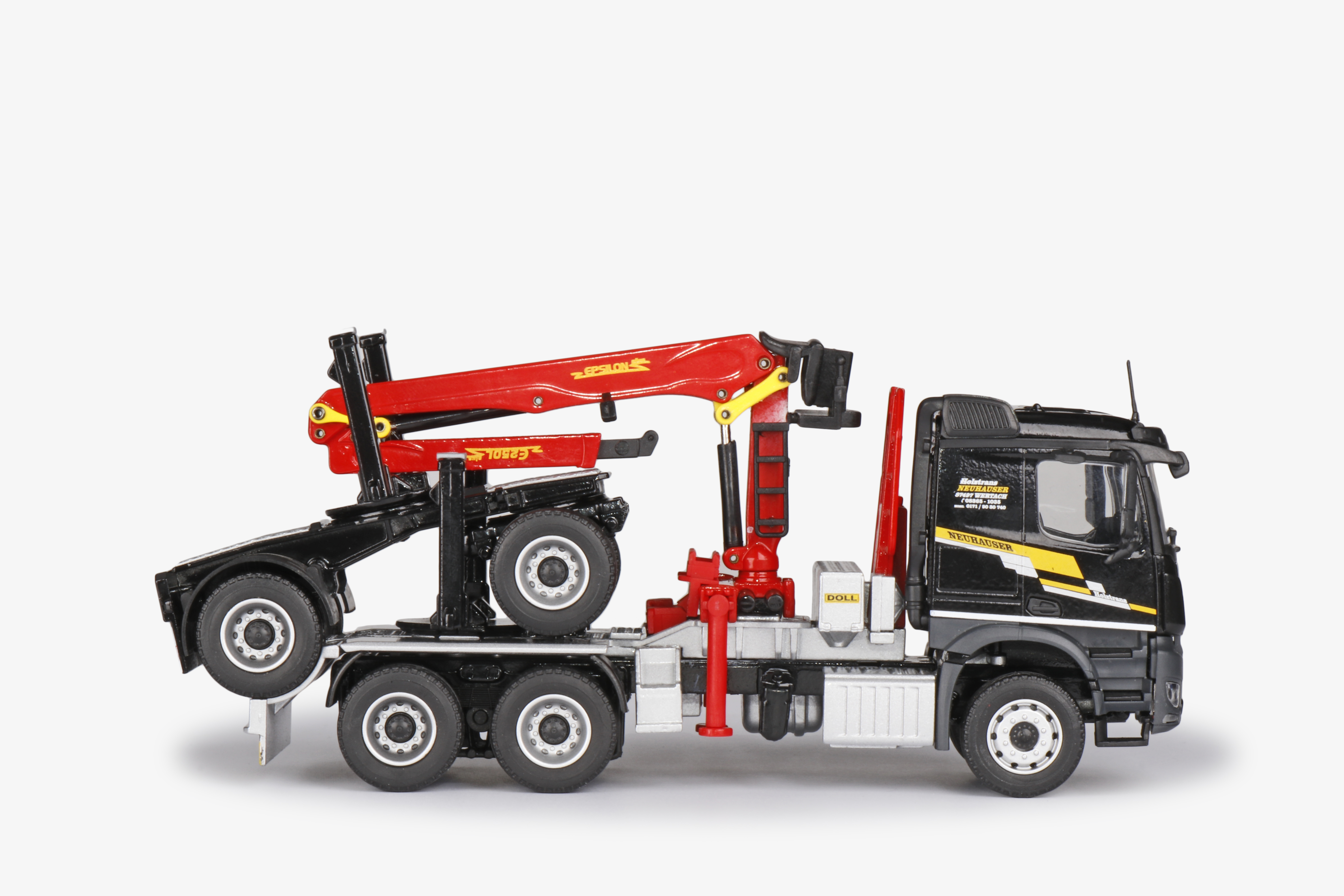 DOLL Long timber loader with MERCEDES-BENZ Arocs | Modelothek