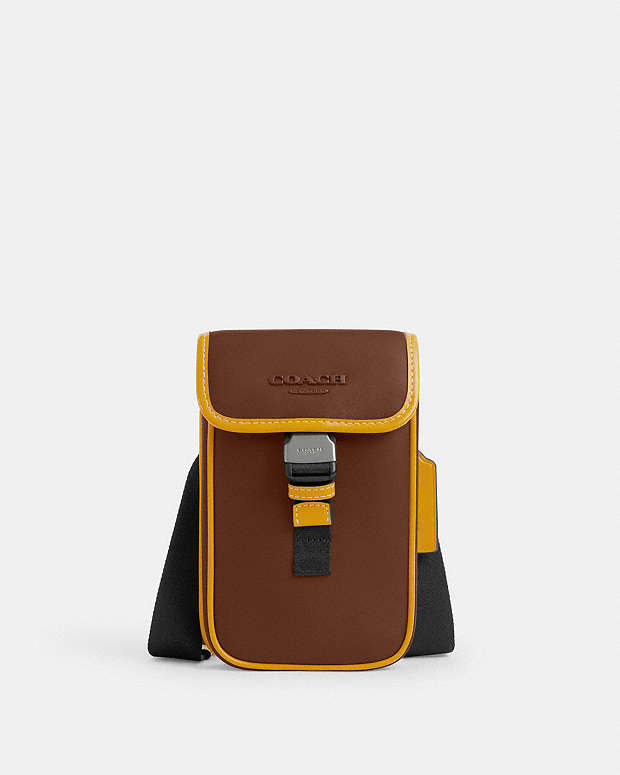 COACH コーチ ボディバッグ バイカラー ブラウン×ブラック 【公式通販】