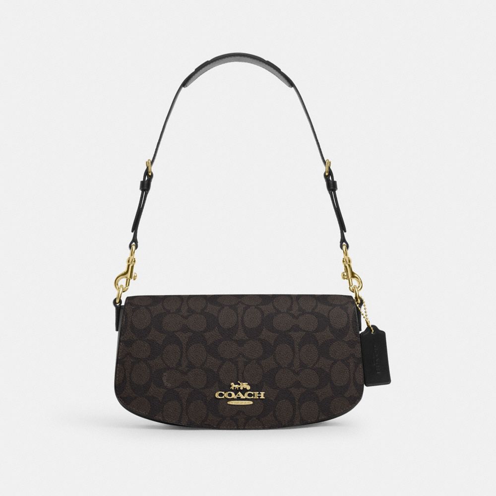 COACH® CH | Andrea Shoulder Bag In Signature Canvas