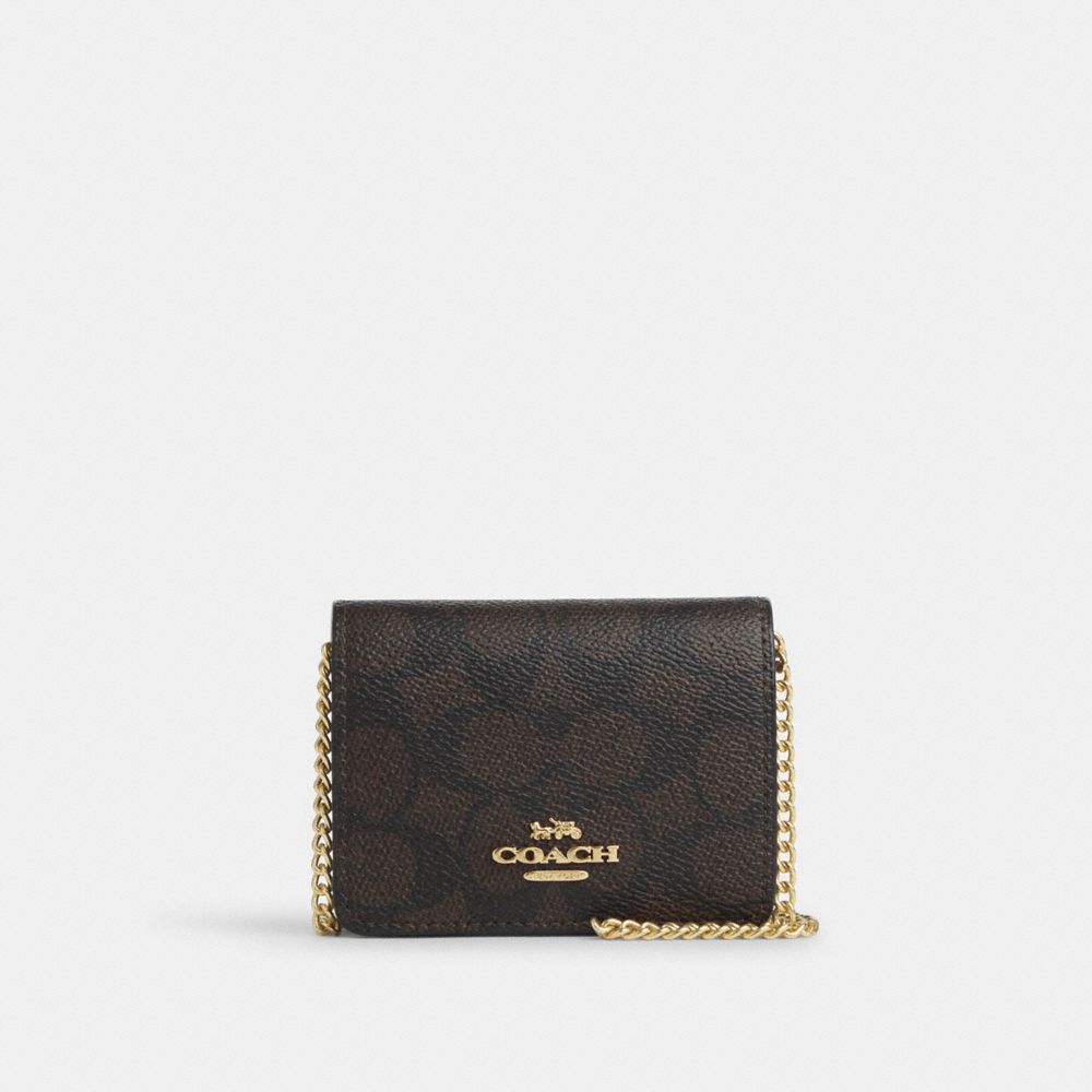 COACH® Outlet | Mini Wallet On A Chain