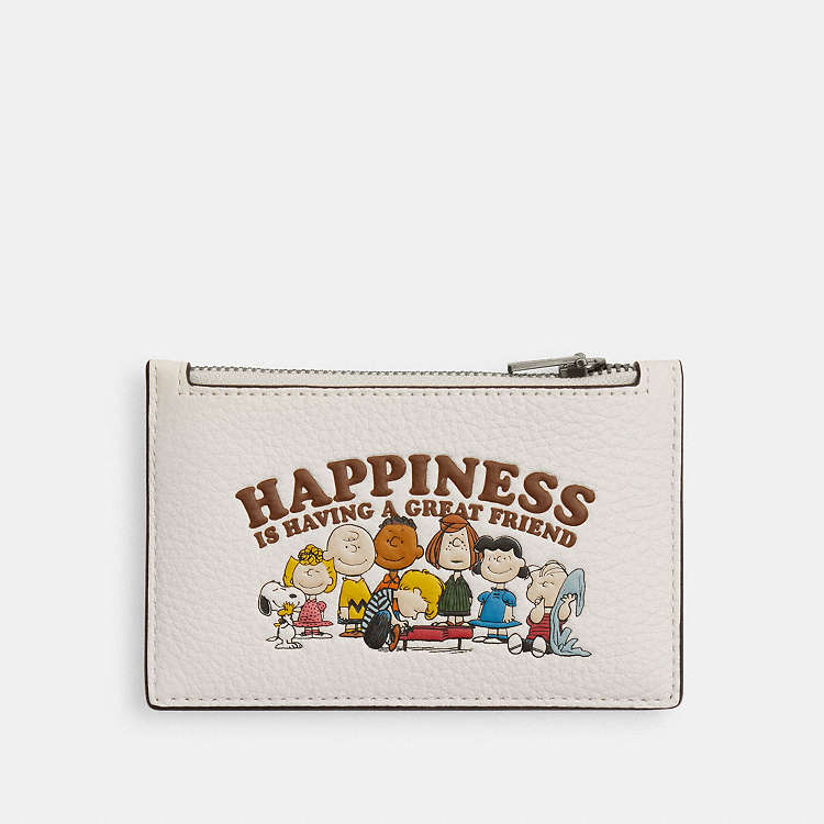 COACH® Outlet | Coach X Peanuts Zip Card Case