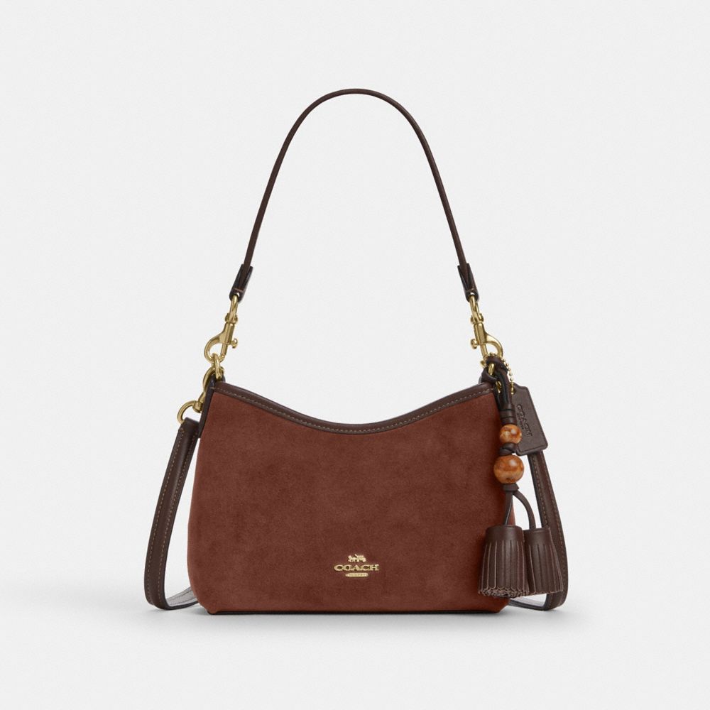 COACH® SK | Laurel Small Shoulder Bag With Tassels