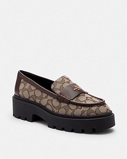 COACH® PT | Ruthie Loafer In Signature Jacquard