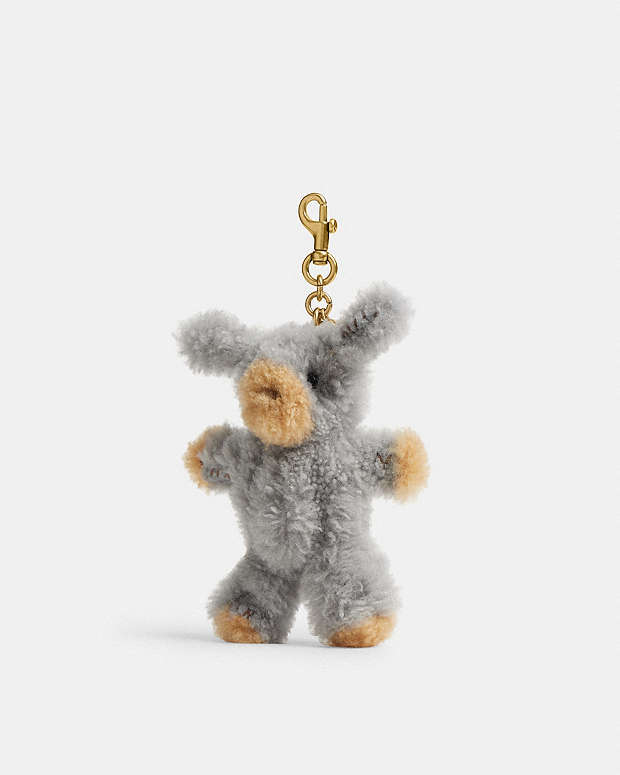 公式】COACH – コーチ | ファジー ドッグ プラッシー バッグ チャーム