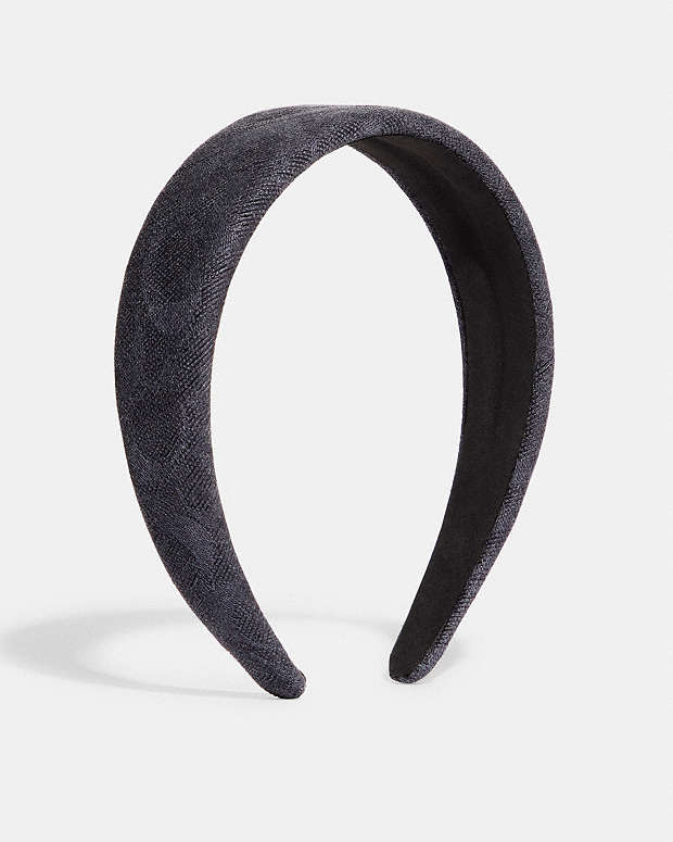 公式】COACH – コーチ | シグネチャー ジャカード キャンバス ヘッドバンド