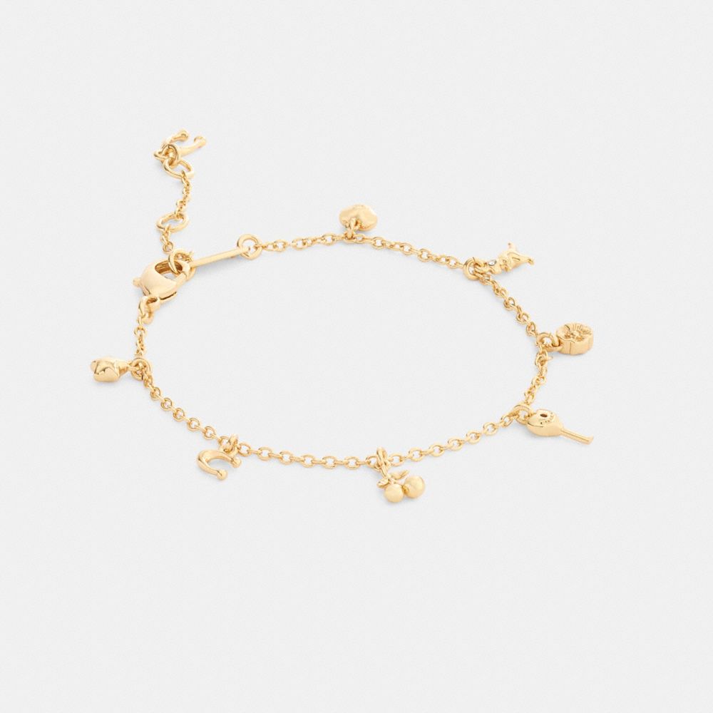 COACH K18 ハート ブレスレット 18金 ゴールド コーチ COACH K18