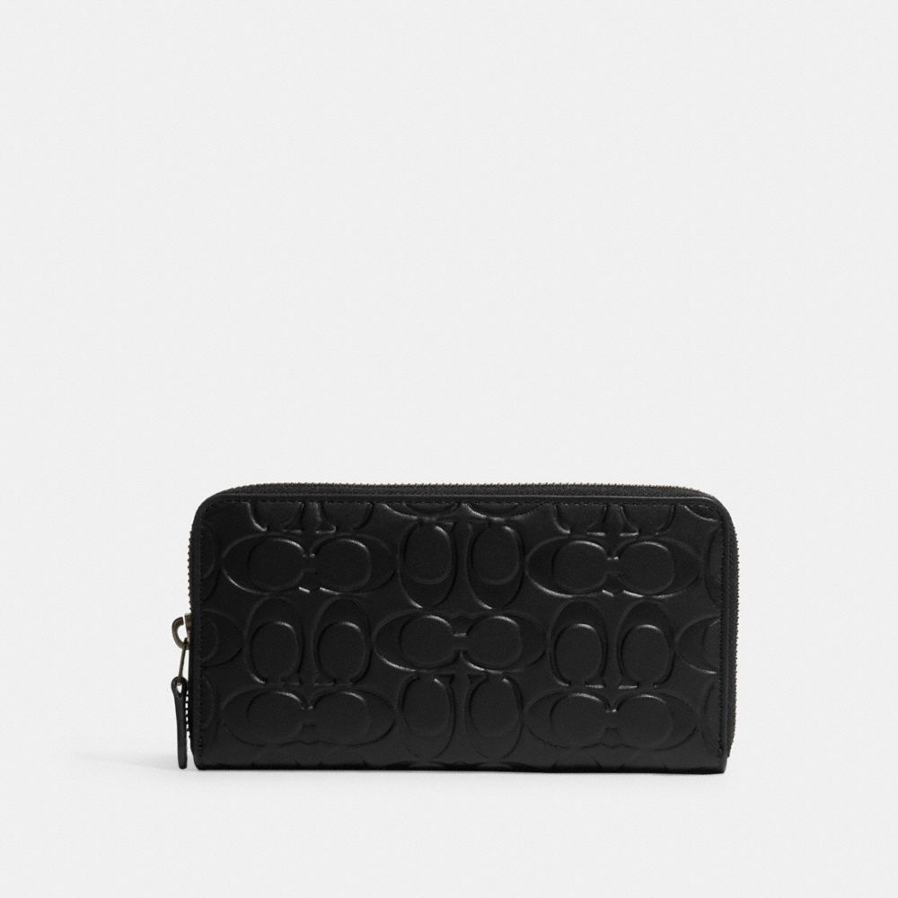 COACH® Outlet | Accordion Wallet In Signature Leather