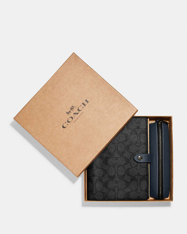 公式】コーチアウトレット | ボックスド ノートブック アンド ペンシル