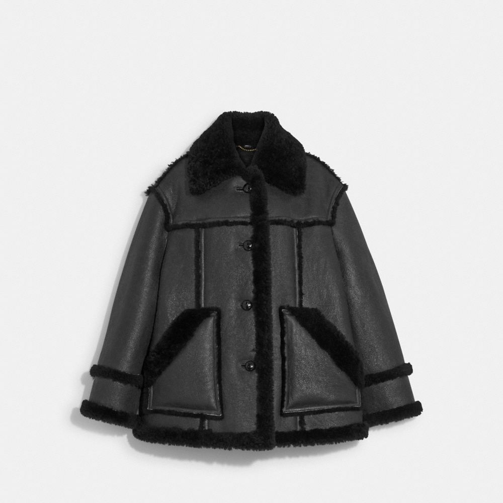 公式】COACH – コーチ | ステートメント シアリング ジャケット