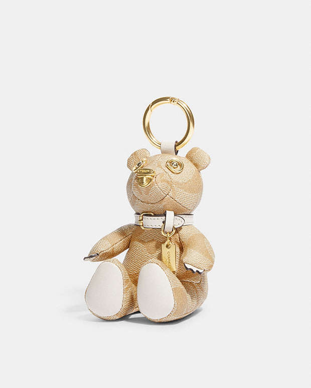 公式】コーチアウトレット | ベア バッグ チャーム・シグネチャー