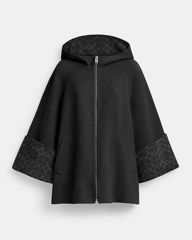 公式】コーチアウトレット | ウール ケープ