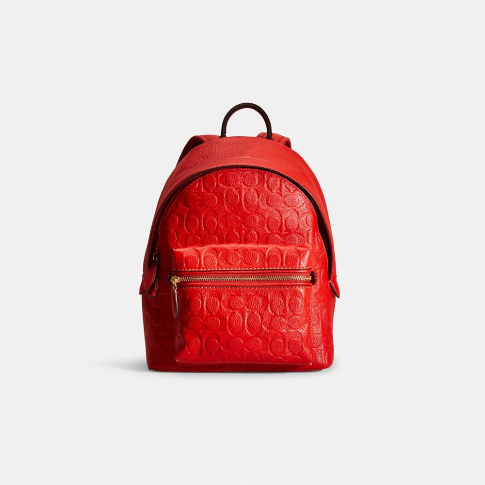 COACH® | Restored Charter Backpack 24 In Signature Leather
