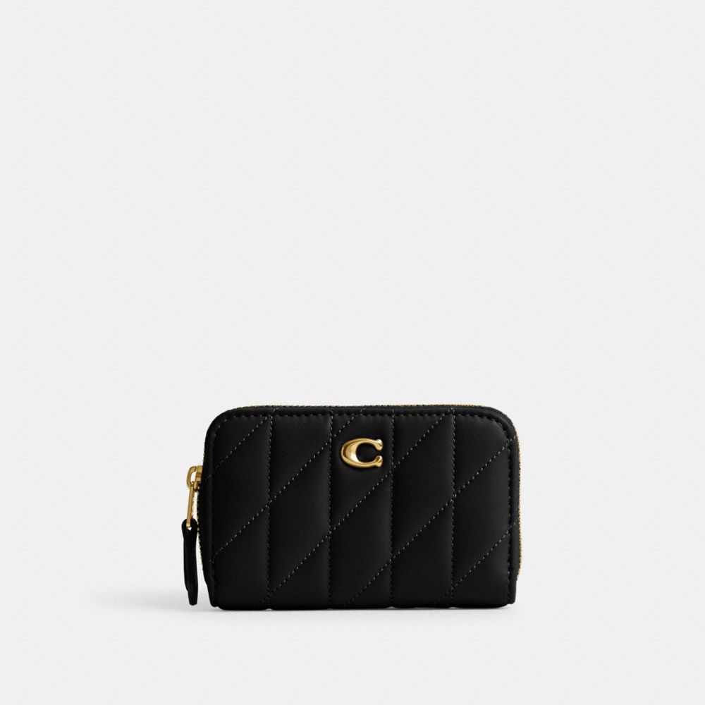 COACH® | Essential Small Zip Around Card Case With Pillow Quilting