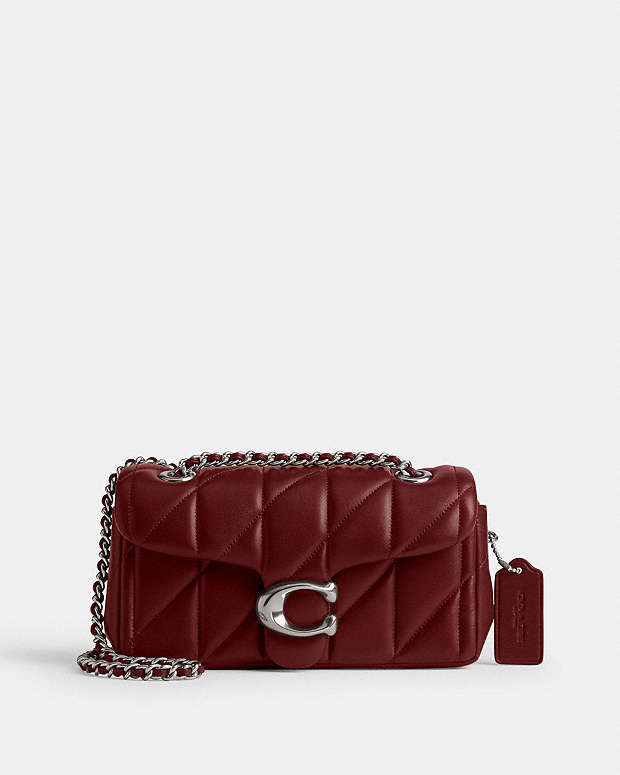 COACH コーチ タビー ショルダー バッグ チェーン20 cp149 ルビー 公式