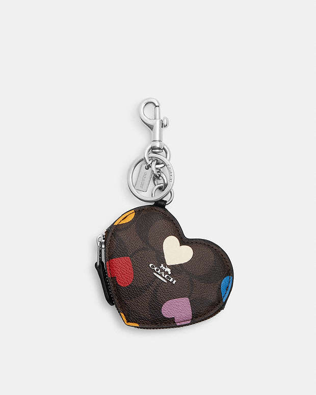 公式】コーチアウトレット | ハート バッグ チャーム・シグネチャー
