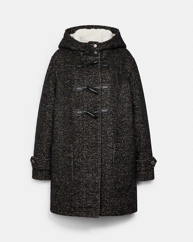 COACH グレー ウール コート XL メンズ