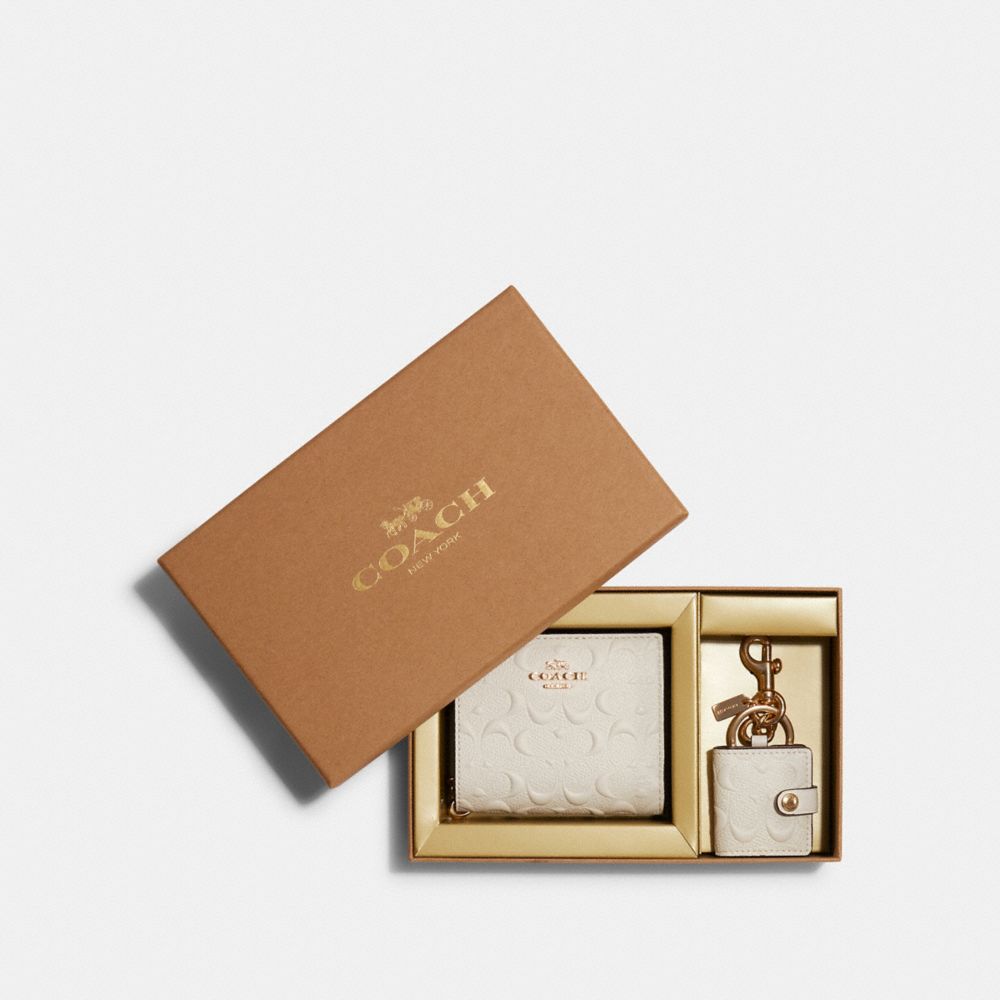 COACH® | Boxed Snap Wallet And Picture Frame Bag Charm In