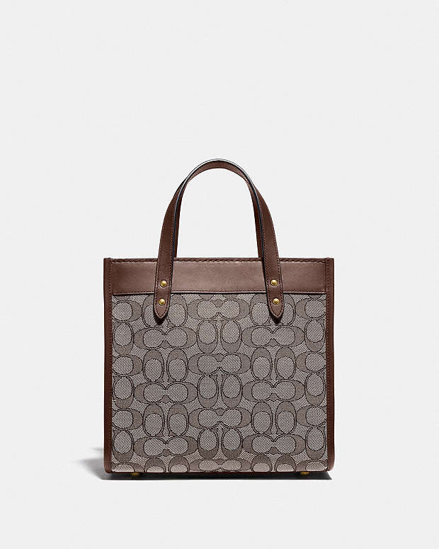 公式】COACH – コーチ | フィールド トート 22 シグネチャー ジャカード