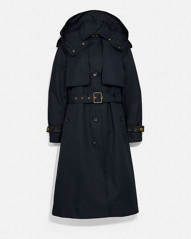 mettya COACHフーデッド トレンチ コート 公式】COACH – コーチ