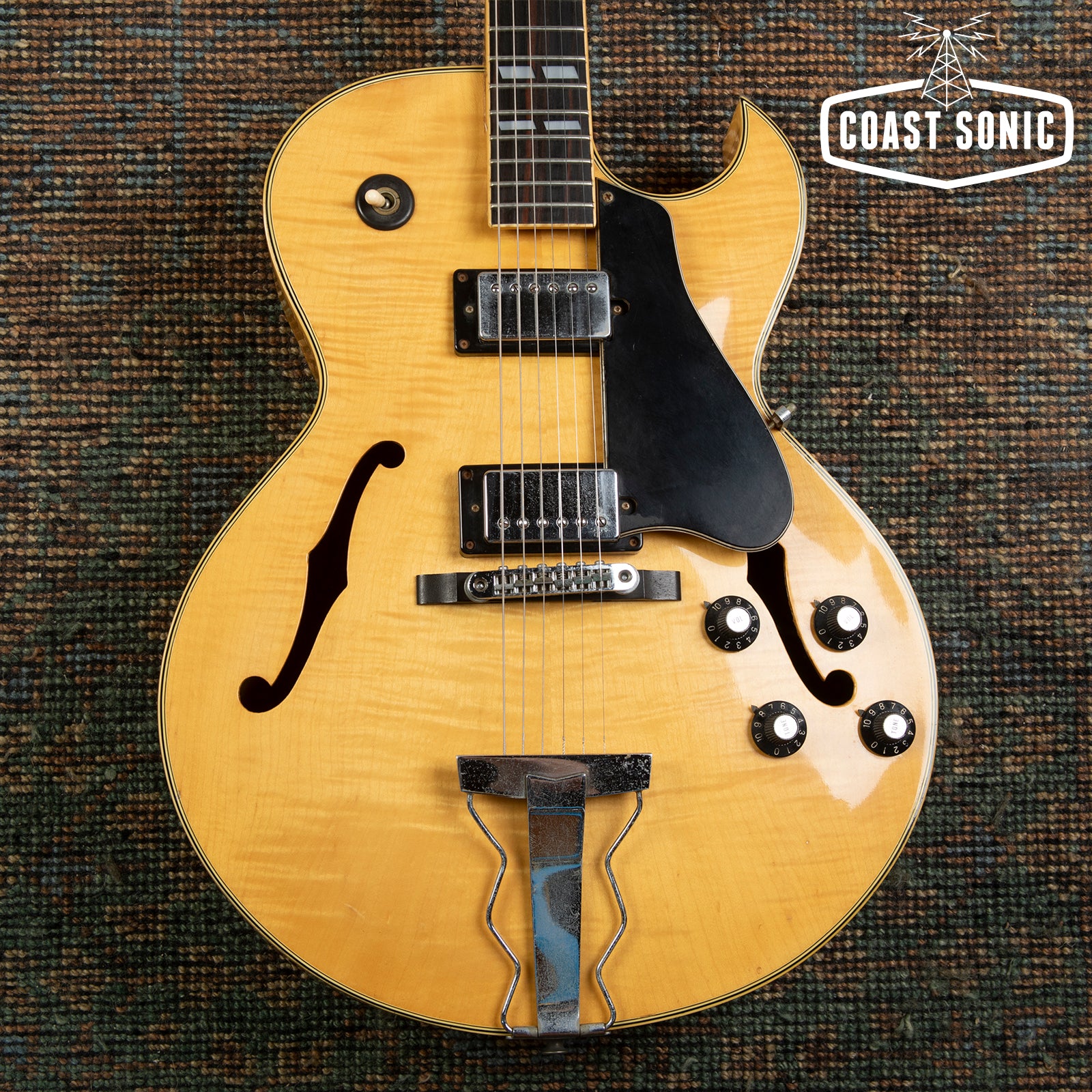 1975 Greco N-60 Made in Japan ES-175 Flame Maple