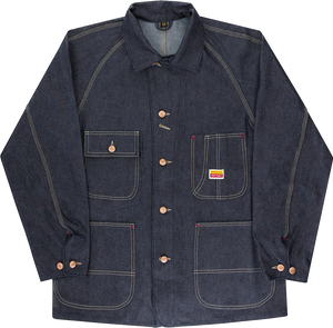 Men's Raglan Sleeve Denim Jacket (Dark Blue) | Cockpit USA