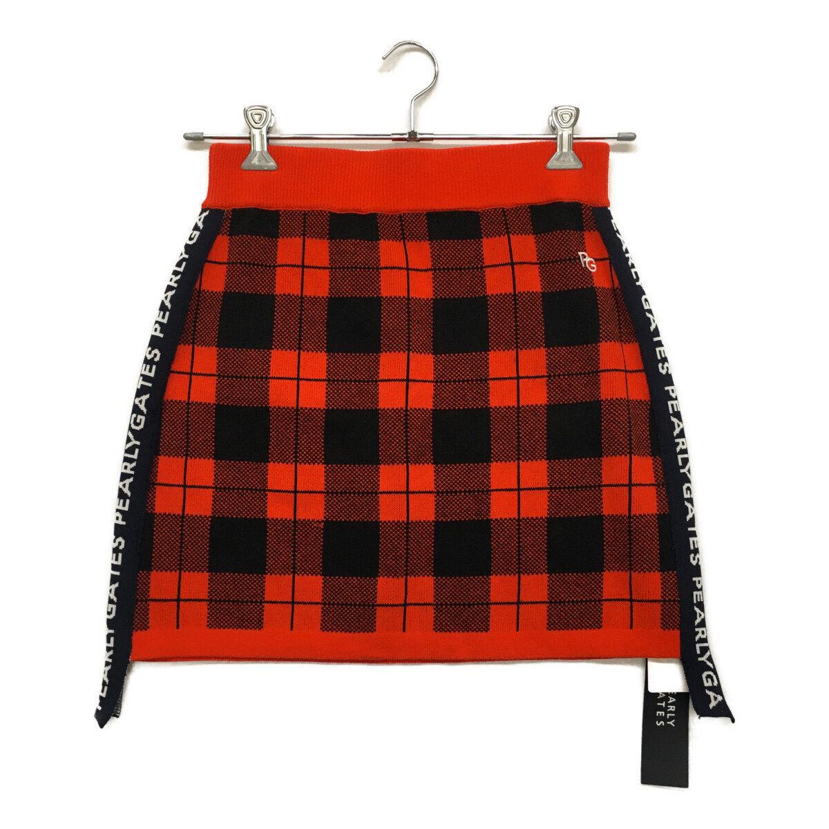 PEARLY GATES チェック柄 セーター・スカートセット PEARLY GATES