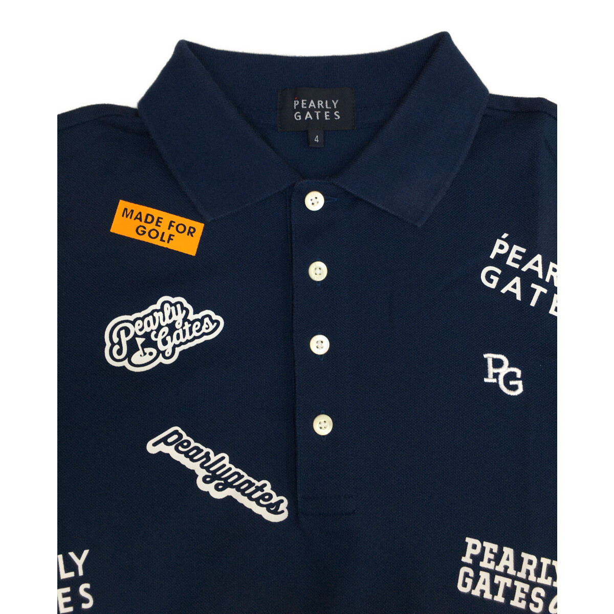 パーリーゲイツ ポロシャツ 切替 ネイビー パーリーゲイツ ポロシャツ